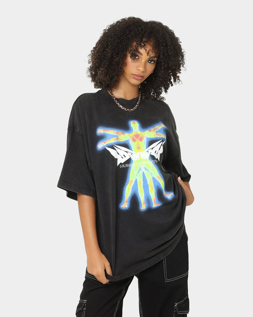 Loiter Human Condition Vintage T-Shirt Vintage Black