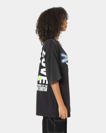 Loiter Human Condition Vintage T-Shirt Vintage Black
