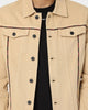 Last Kings Piping Denim Jacket Denim/Khaki
