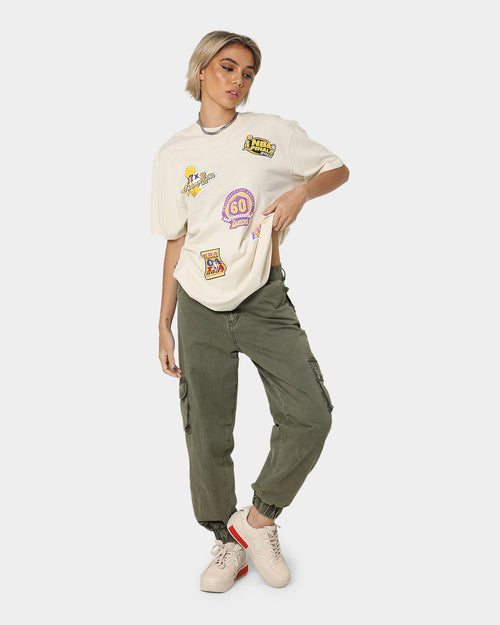 Mitchell & Ness Los Angeles Lakers Flight T-Shirt Faded Khaki