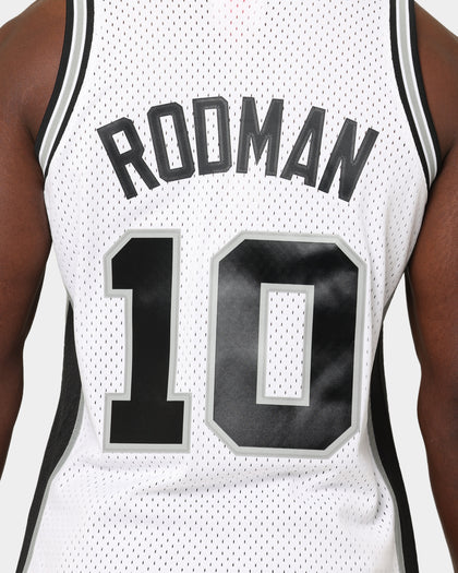 Mitchell & Ness San Antonio Spurs Dennis Rodman #10 '93-'94 Swingman Jersey White