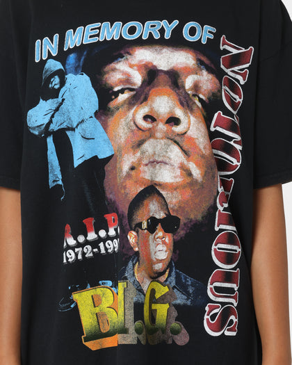 Notorious B.I.G In Memory Big Vintage T-Shirt Black Wash