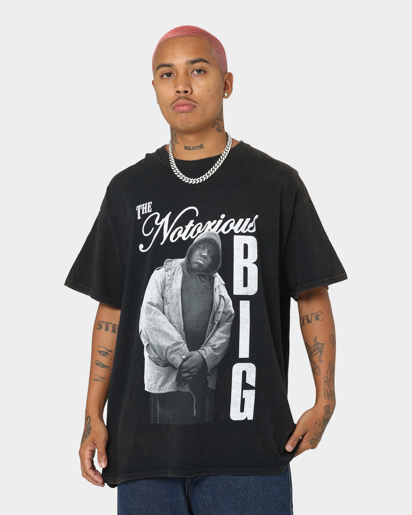 Notorious B.I.G Notorious Stance Vintage T-Shirt Black Wash | Culture ...
