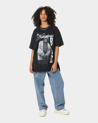 Notorious B.I.G Notorious Stance Vintage T-Shirt Black Wash
