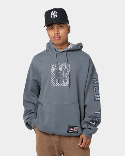 Majestic Athletic New York Yankees Bandana Paisley Wordmark Hoodie True Navy