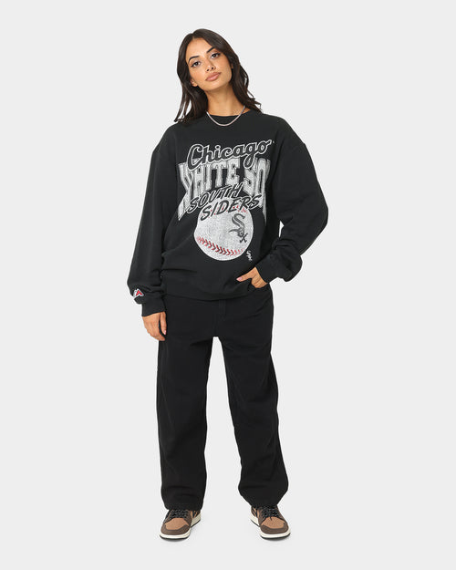 Majestic Athletic Chicago White Sox MLB Nickname Crewneck Faded Black