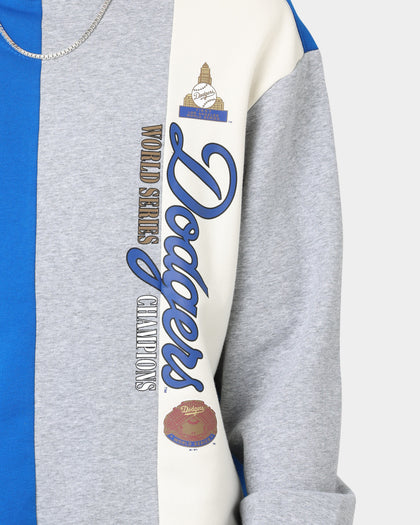 Majestic Athletic Los Angeles Dodgers Panel Block Crewneck Royal