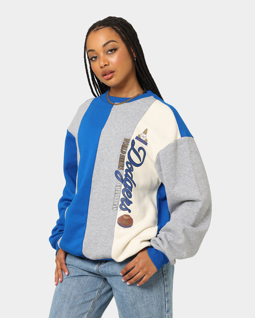 Majestic Athletic Los Angeles Dodgers Panel Block Crewneck Royal