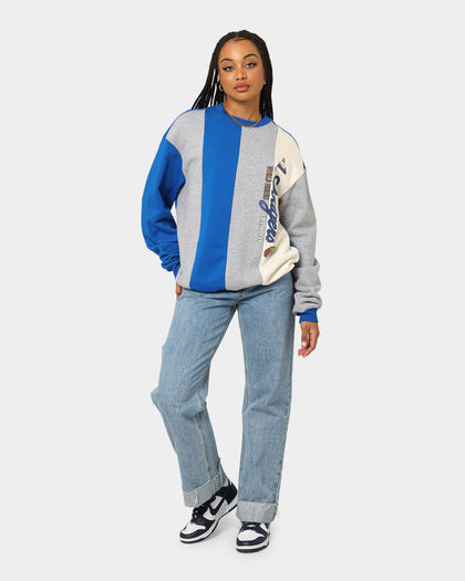 Majestic Athletic Los Angeles Dodgers Panel Block Crewneck Royal