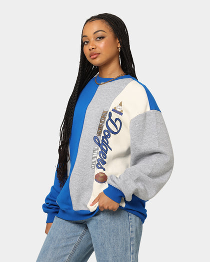 Majestic Athletic Los Angeles Dodgers Panel Block Crewneck Royal
