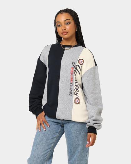 Majestic Athletic New York Yankees Panel Block Crewneck True Navy