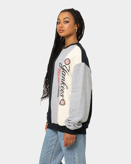 Majestic Athletic New York Yankees Panel Block Crewneck True Navy