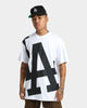 Majestic Athletic Los Angeles Dodgers Tonals Big Face Logo T-Shirt White