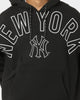 Majestic Athletic New York Yankees Tonals Oversized Hoodie Black