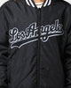 Majestic Athletic Los Angeles Dodgers Tonals Quilt Varsity Jacket Black