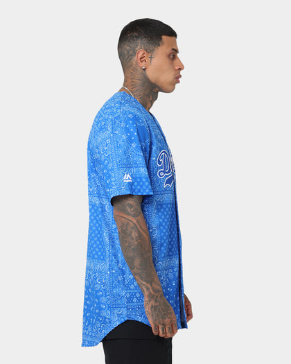 Majestic Athletic Los Angeles Dodgers Wordmark Replica Jersey Royal Blue