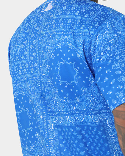 Majestic Athletic Los Angeles Dodgers Wordmark Replica Jersey Royal Blue