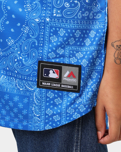 Majestic Athletic Los Angeles Dodgers Wordmark Replica Jersey Royal Blue