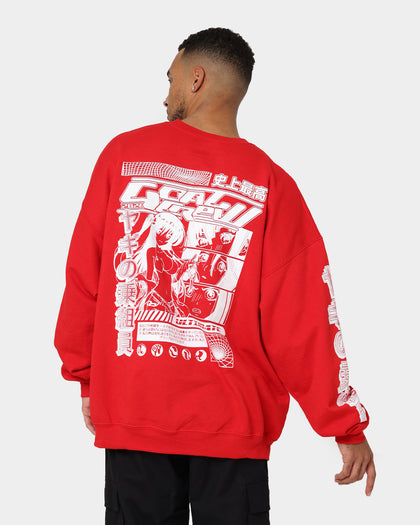 Goat Crew Anime Crewneck Red