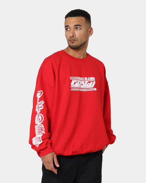 Goat Crew Anime Crewneck Red