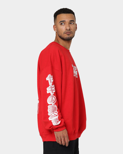Goat Crew Anime Crewneck Red