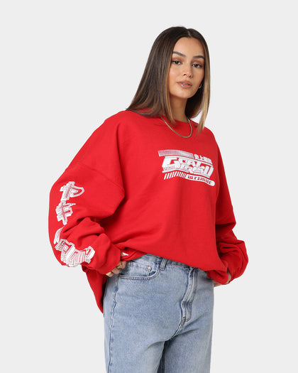 Goat Crew Anime Crewneck Red