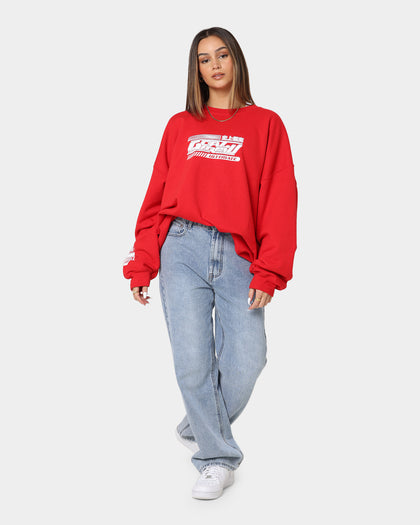 Goat Crew Anime Crewneck Red