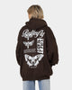 Rats Get Fat Butterfly Effect Hoodie Brown