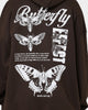 Rats Get Fat Butterfly Effect Hoodie Brown