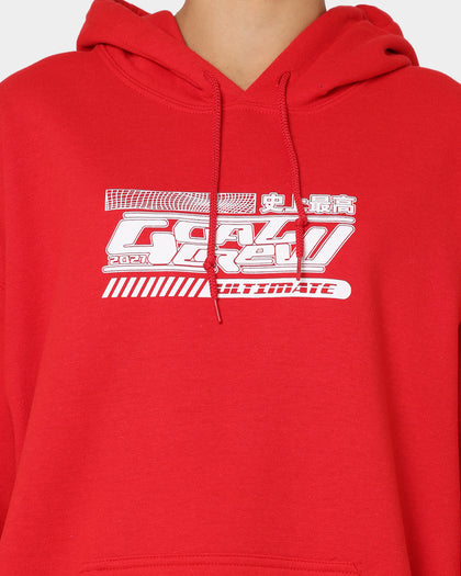Goat Crew Anime Hoodie Red