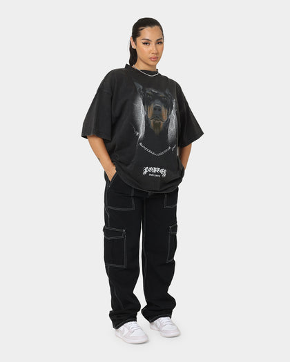 Loiter Dog Days T-Shirt Black Wash