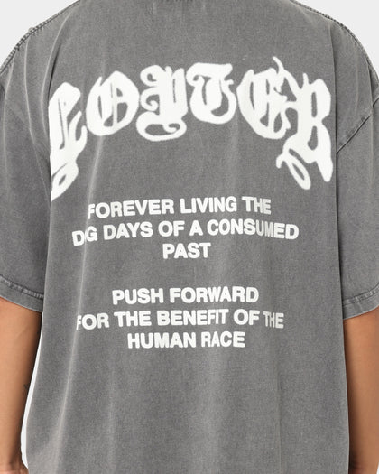 Loiter Dog Days T-Shirt Charcoal