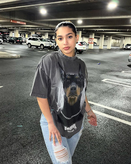 Loiter Dog Days T-Shirt Charcoal