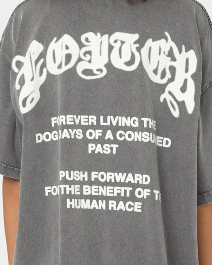 Loiter Dog Days T-Shirt Charcoal