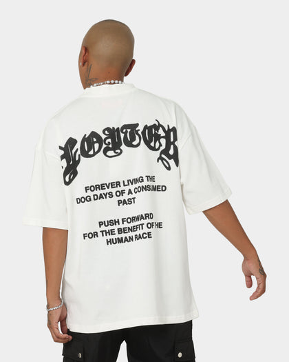 Loiter Dog Days T-Shirt Off White