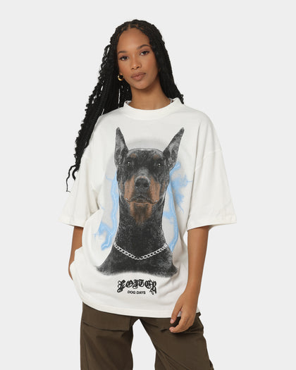 Loiter Dog Days T-Shirt Off White