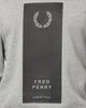 Fred Perry Block Print Crewneck Steel Marle