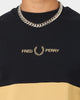 Fred Perry Colour Block Crewneck Desert