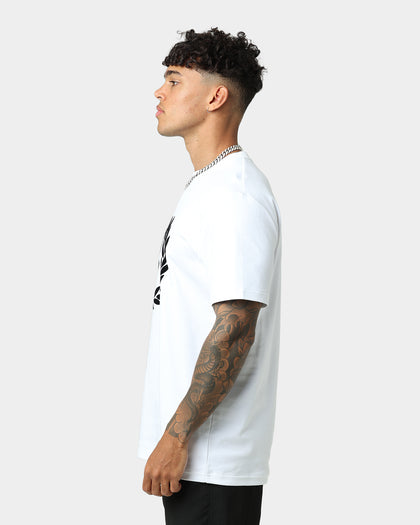 Fred Perry Flock Laurel Wreath T-Shirt White