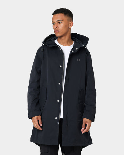 Fred Perry Shell Parka Jacket Navy Culture Kings US