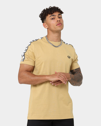 Fred Perry Taped Ringer T-Shirt Desert