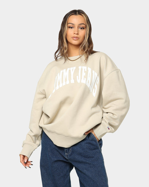 Tommy Jeans College 1 Crewneck Savannah Sand