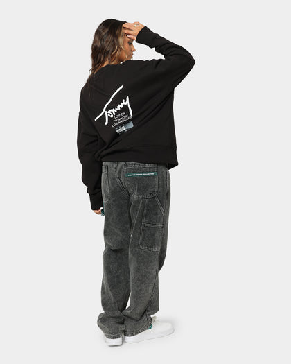 Tommy Jeans Modern Essential Signature Crewneck Black