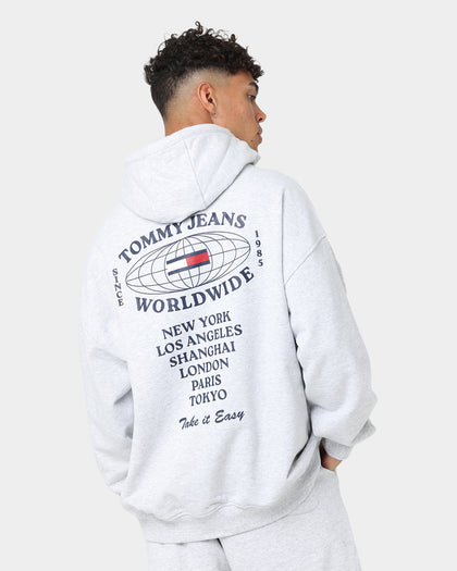 Tommy Jeans Modern Essentials Hoodie Silver Grey Heather