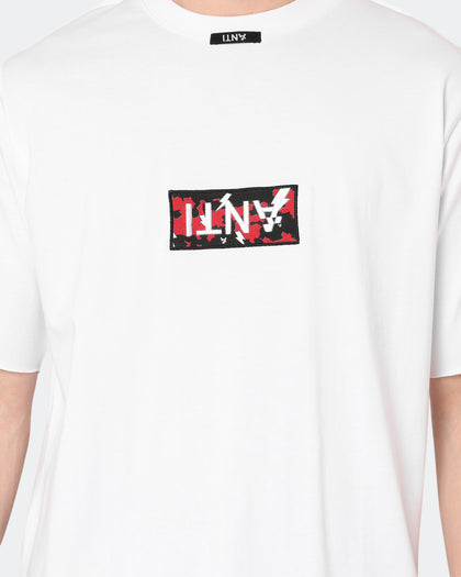 The Anti Order Storm Camo Box Logo T-Shirt White