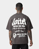 Loiter Void Multi Logo Vintage T-Shirt Charcoal