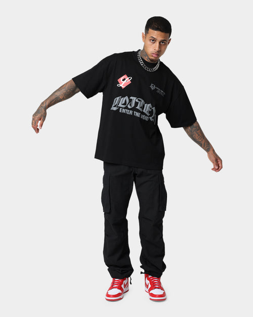 Loiter Void Multi Logo Vintage T-Shirt Vintage Black