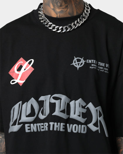 Loiter Void Multi Logo Vintage T-Shirt Vintage Black
