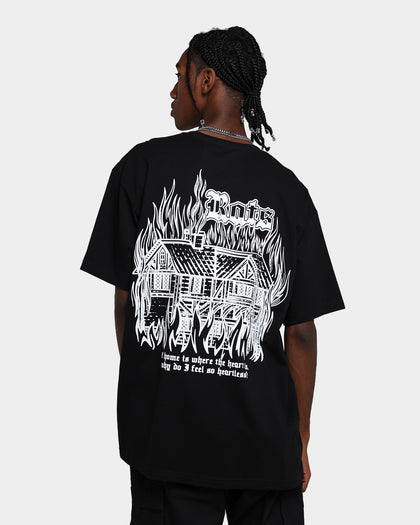 Rats Get Fat Rats Heartless T-Shirt Black