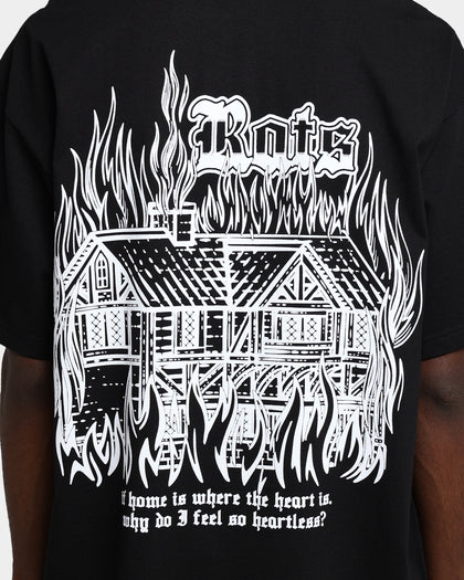 Rats Get Fat Rats Heartless T-Shirt Black